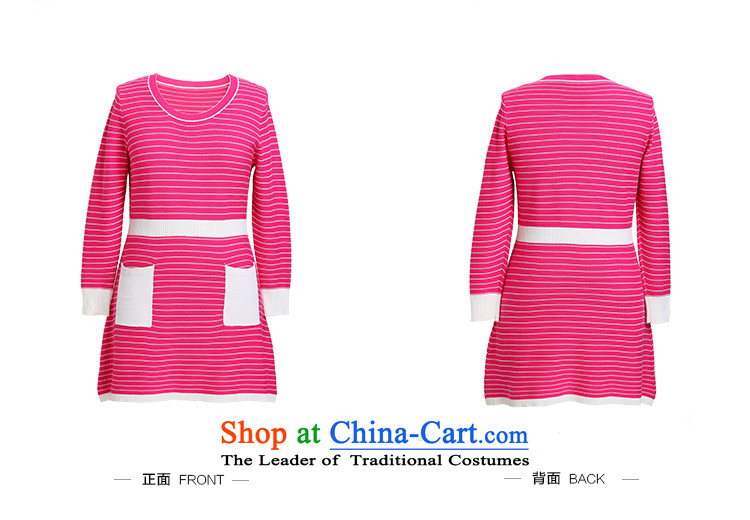 The former Yugoslavia Li Sau 2014 autumn and winter new larger female round-neck collar the plain Sau San knitwear dresses Q5826 better Red 2XL Photo, prices, brand platters! The elections are supplied in the national character of distribution, so action, buy now enjoy more preferential! As soon as possible.