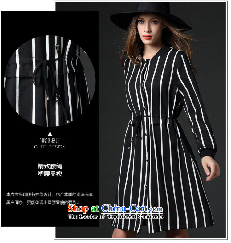 Morning to 2015 autumn and winter large female new European site western thick mm tether Sau San Video Foutune of long-sleeved streaks thin stylish black skirt 2XL recommendations 136-150 catty picture, prices, brand platters! The elections are supplied in the national character of distribution, so action, buy now enjoy more preferential! As soon as possible.