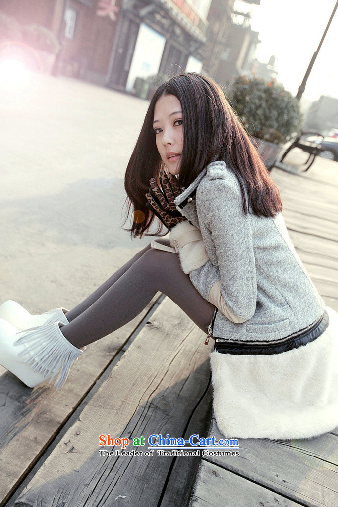 In 2014 Winter Land Gigi Lai new coats female Korea gross? version a fleece winter wind-stitching terry jacket coat gross coats Gray L pictures?, prices, brand platters! The elections are supplied in the national character of distribution, so action, buy now enjoy more preferential! As soon as possible.