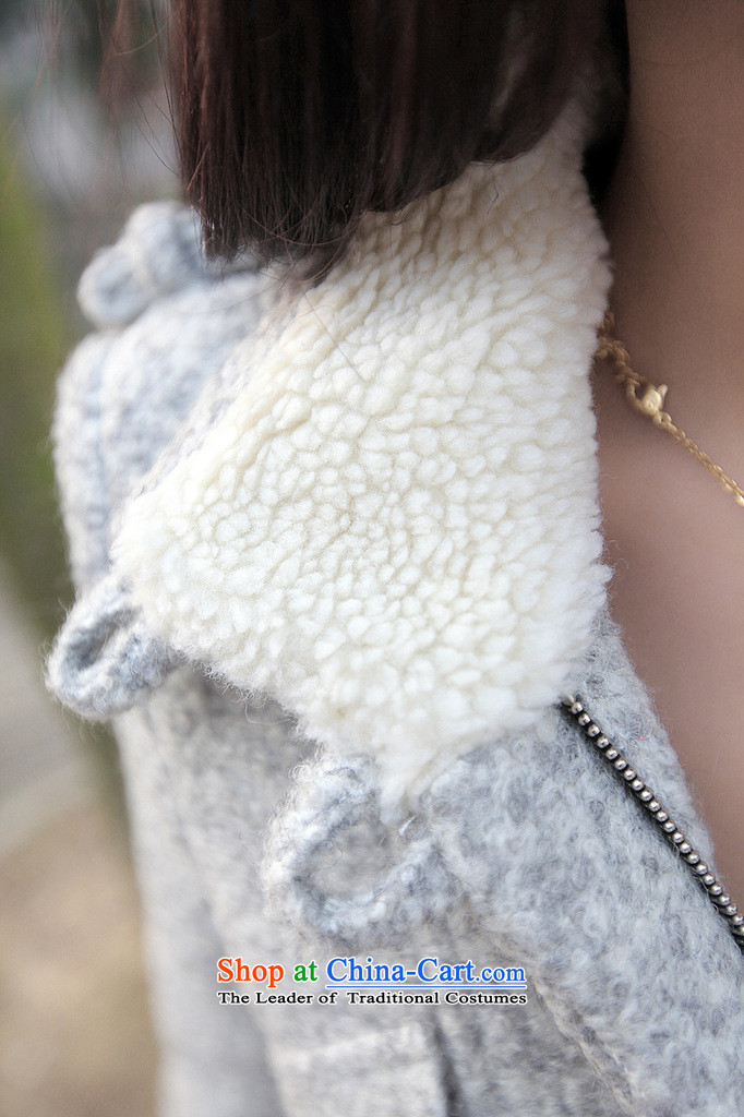 In 2014 Winter Land Gigi Lai new coats female Korea gross? version a fleece winter wind-stitching terry jacket coat gross coats Gray L pictures?, prices, brand platters! The elections are supplied in the national character of distribution, so action, buy now enjoy more preferential! As soon as possible.