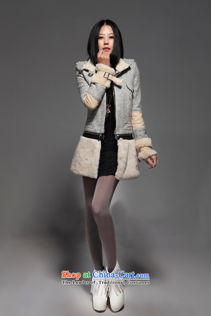In 2014 Winter Land Gigi Lai new coats female Korea gross? version a fleece winter wind-stitching terry jacket coat gross coats Gray L pictures?, prices, brand platters! The elections are supplied in the national character of distribution, so action, buy now enjoy more preferential! As soon as possible.