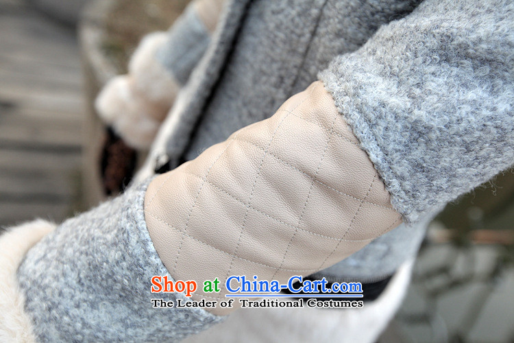 In 2014 Winter Land Gigi Lai new coats female Korea gross? version a fleece winter wind-stitching terry jacket coat gross coats Gray L pictures?, prices, brand platters! The elections are supplied in the national character of distribution, so action, buy now enjoy more preferential! As soon as possible.