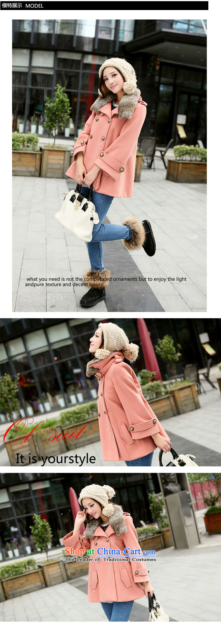 In 2014 Winter Land Gigi Lai new coats female Korea gross? version of winter in the rabbit hair collars long coats)? what cloak gross coats pink XXL picture, prices, brand platters! The elections are supplied in the national character of distribution, so action, buy now enjoy more preferential! As soon as possible.