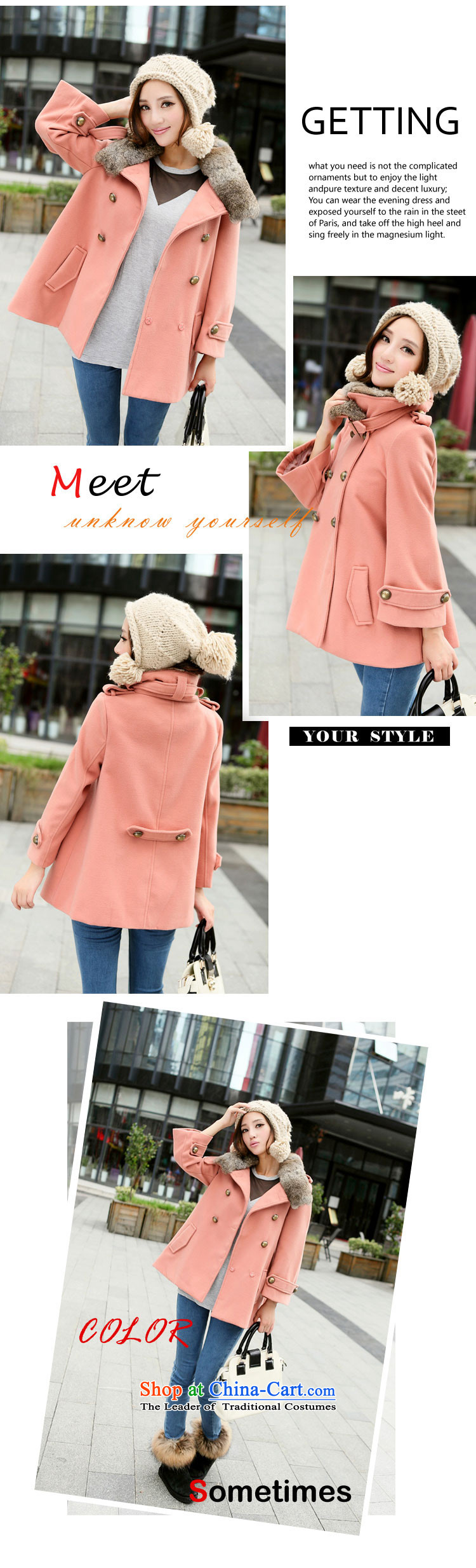 In 2014 Winter Land Gigi Lai new coats female Korea gross? version of winter in the rabbit hair collars long coats)? what cloak gross coats pink XXL picture, prices, brand platters! The elections are supplied in the national character of distribution, so action, buy now enjoy more preferential! As soon as possible.