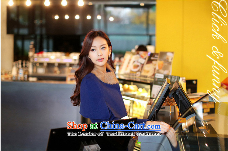 In 2014 Winter Land Gigi Lai new coats female Korea gross? version, single row deduction winter two kits shawl Sau San Mao coats blue S pictures?, prices, brand platters! The elections are supplied in the national character of distribution, so action, buy now enjoy more preferential! As soon as possible.