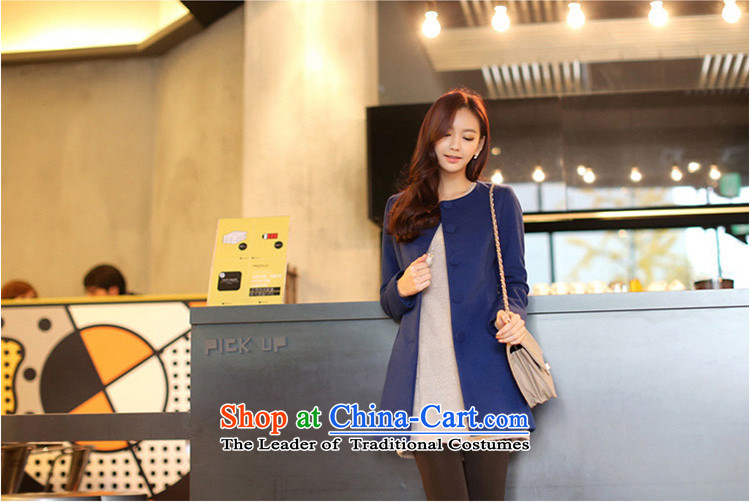In 2014 Winter Land Gigi Lai new coats female Korea gross? version, single row deduction winter two kits shawl Sau San Mao coats blue S pictures?, prices, brand platters! The elections are supplied in the national character of distribution, so action, buy now enjoy more preferential! As soon as possible.