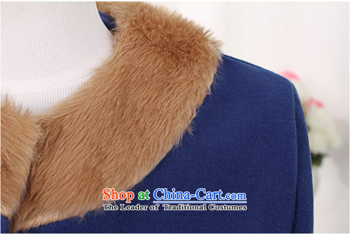 In 2014 Winter Land Gigi Lai new coats female Korea gross? version, single row deduction winter two kits shawl Sau San Mao coats blue S pictures?, prices, brand platters! The elections are supplied in the national character of distribution, so action, buy now enjoy more preferential! As soon as possible.