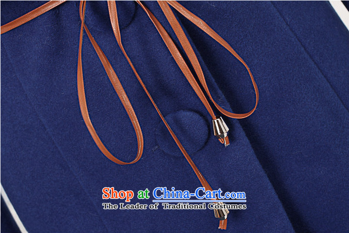 In 2014 Winter Land Gigi Lai new coats female Korea gross? version, single row deduction winter two kits shawl Sau San Mao coats blue S pictures?, prices, brand platters! The elections are supplied in the national character of distribution, so action, buy now enjoy more preferential! As soon as possible.
