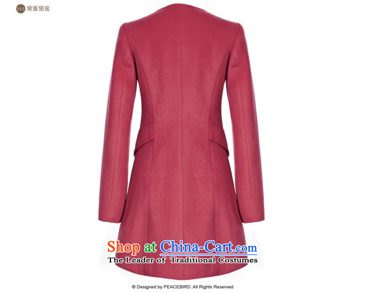 Peacebird Winter 2014 new round-neck collar long coats A4AA34113 beige XL Photo, prices, brand platters! The elections are supplied in the national character of distribution, so action, buy now enjoy more preferential! As soon as possible.