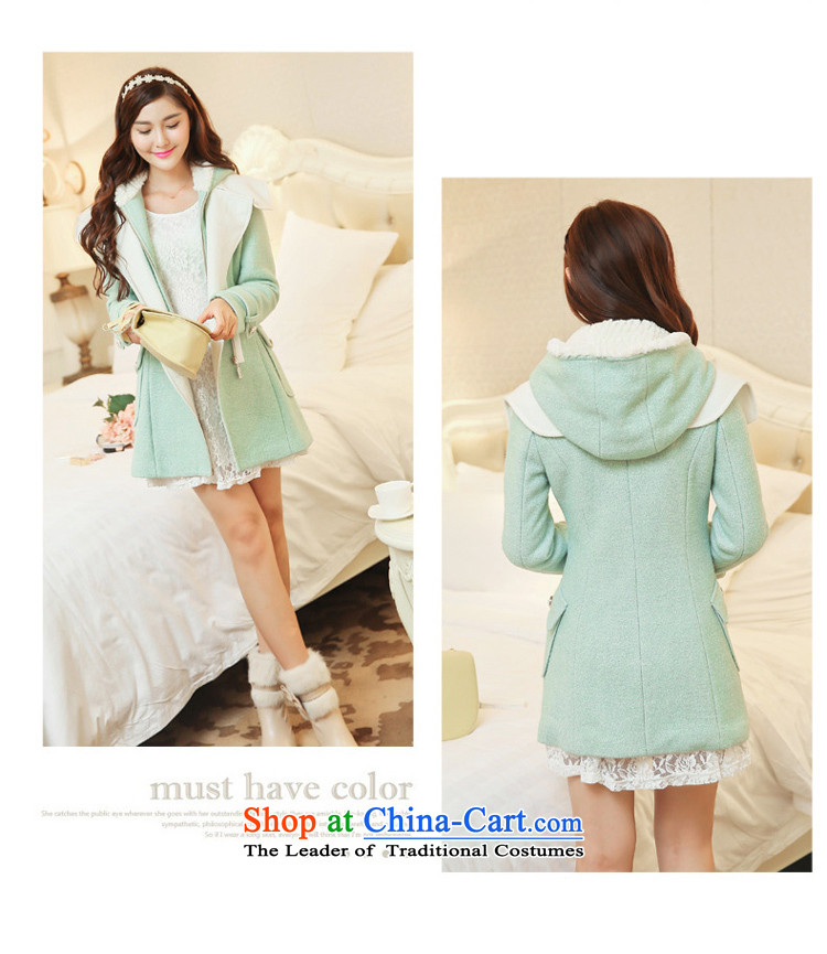 I for one percent of the 2014 autumn and winter new Korean version 2 Through a strip of Sau San with Cap for Female gentlewoman temperament jacket coat thickened gross? Ma Caron jacket pink M picture, prices, brand platters! The elections are supplied in the national character of distribution, so action, buy now enjoy more preferential! As soon as possible.