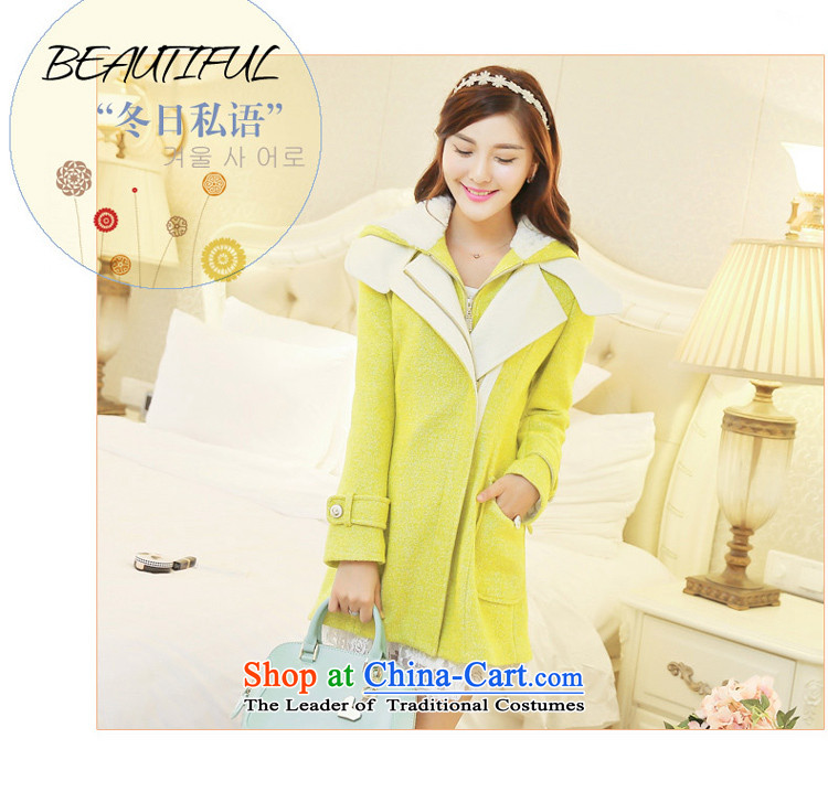I for one percent of the 2014 autumn and winter new Korean version 2 Through a strip of Sau San with Cap for Female gentlewoman temperament jacket coat thickened gross? Ma Caron jacket pink M picture, prices, brand platters! The elections are supplied in the national character of distribution, so action, buy now enjoy more preferential! As soon as possible.