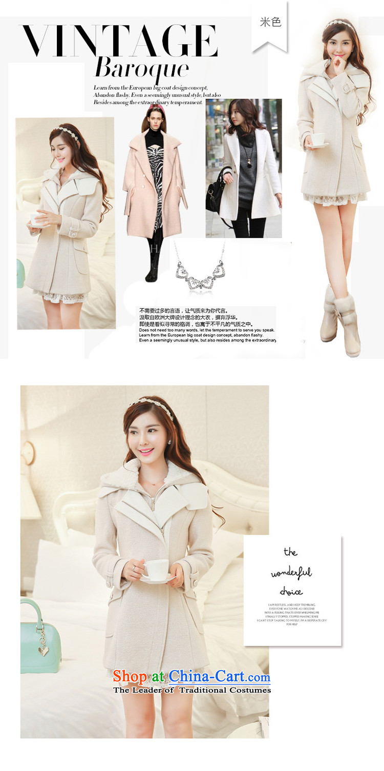 I for one percent of the 2014 autumn and winter new Korean version 2 Through a strip of Sau San with Cap for Female gentlewoman temperament jacket coat thickened gross? Ma Caron jacket pink M picture, prices, brand platters! The elections are supplied in the national character of distribution, so action, buy now enjoy more preferential! As soon as possible.