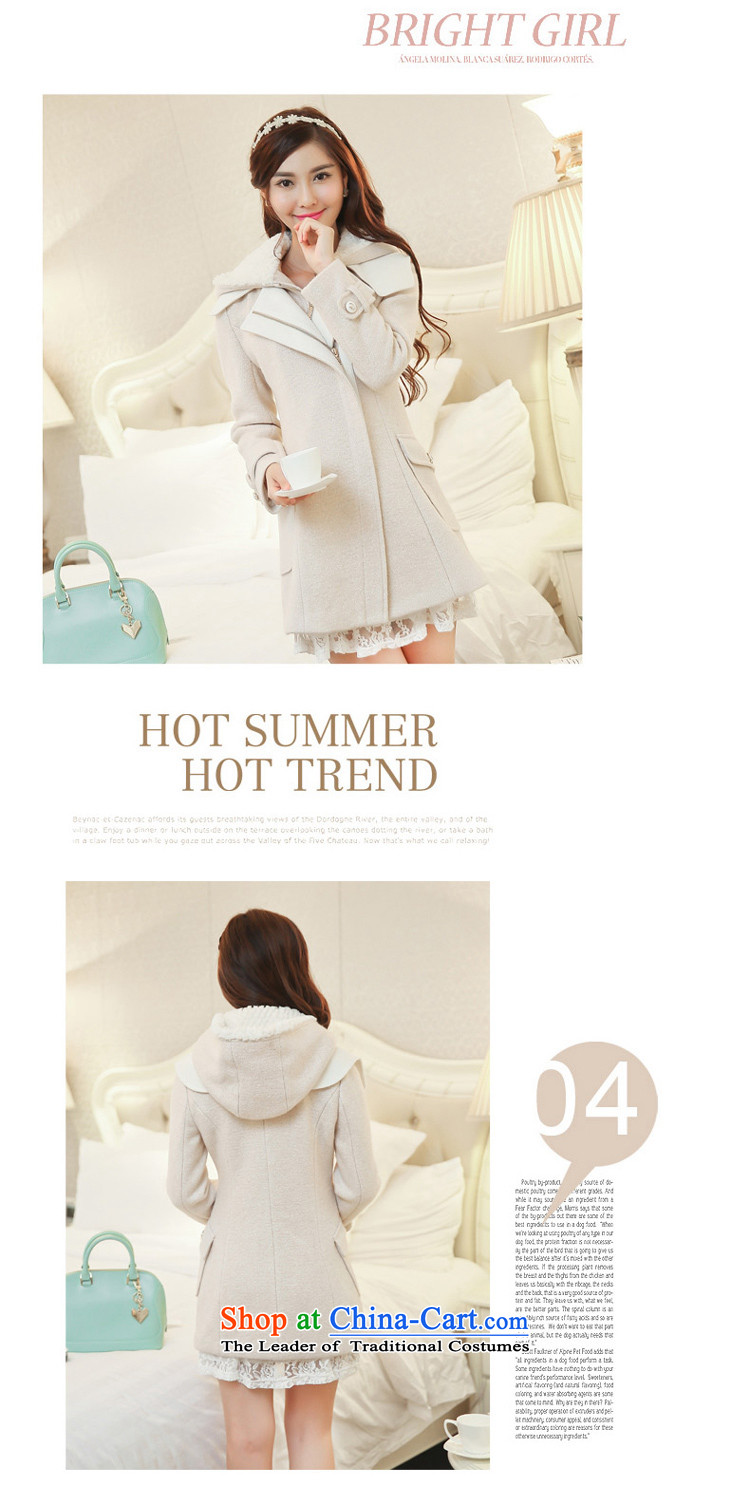 I for one percent of the 2014 autumn and winter new Korean version 2 Through a strip of Sau San with Cap for Female gentlewoman temperament jacket coat thickened gross? Ma Caron jacket pink M picture, prices, brand platters! The elections are supplied in the national character of distribution, so action, buy now enjoy more preferential! As soon as possible.