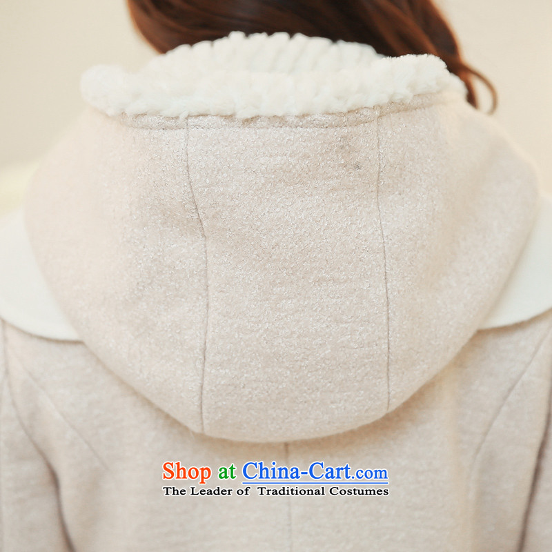 I for one percent of the 2014 autumn and winter new Korean version 2 Through a strip of Sau San with Cap for Female gentlewoman temperament jacket coat thickened gross? Ma Caron jacket pink M, i for one percent of the , , , shopping on the Internet