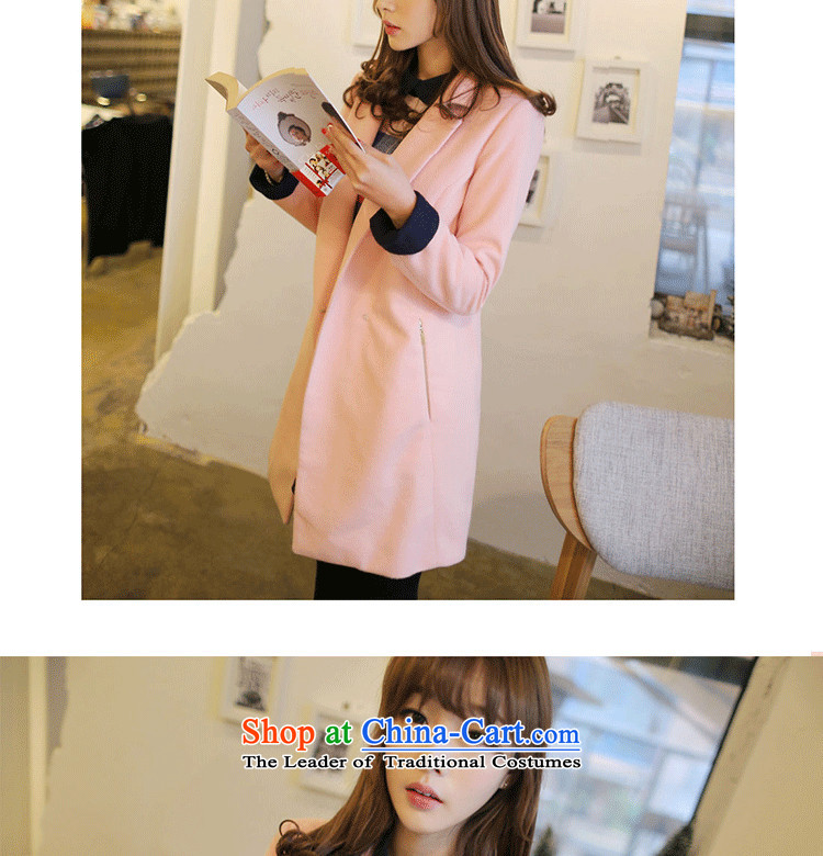 In 2014 Winter Land Gigi Lai new coats female Korea gross? Edition autumn and winter stylish Sau San Barbie Ms. pink jacket coat of gross? pink XL Photo, prices, brand platters! The elections are supplied in the national character of distribution, so action, buy now enjoy more preferential! As soon as possible.