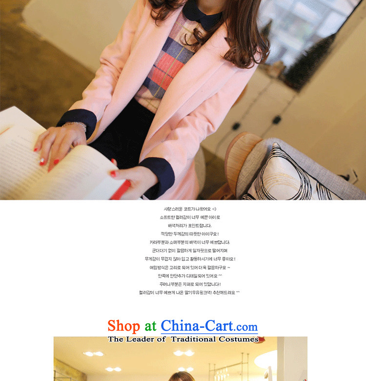 In 2014 Winter Land Gigi Lai new coats female Korea gross? Edition autumn and winter stylish Sau San Barbie Ms. pink jacket coat of gross? pink XL Photo, prices, brand platters! The elections are supplied in the national character of distribution, so action, buy now enjoy more preferential! As soon as possible.