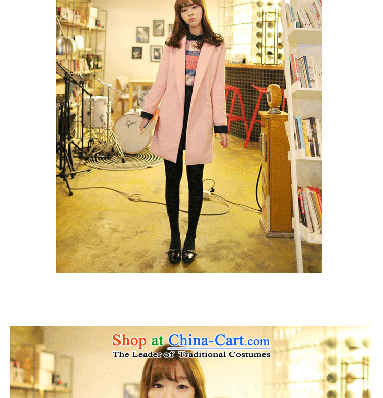 In 2014 Winter Land Gigi Lai new coats female Korea gross? Edition autumn and winter stylish Sau San Barbie Ms. pink jacket coat of gross? pink XL Photo, prices, brand platters! The elections are supplied in the national character of distribution, so action, buy now enjoy more preferential! As soon as possible.