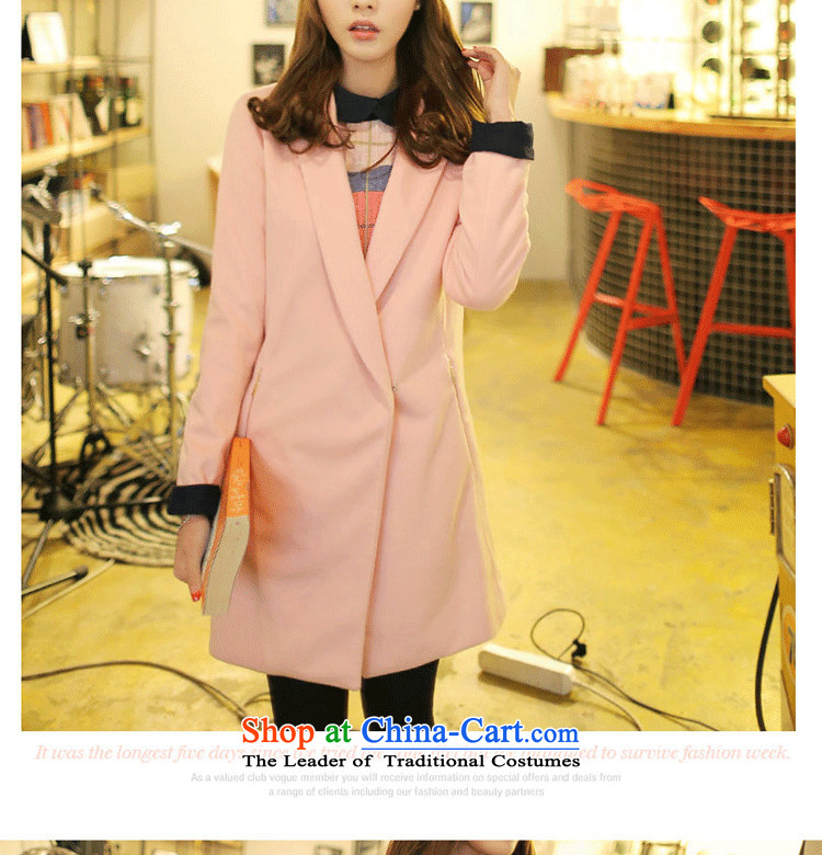 In 2014 Winter Land Gigi Lai new coats female Korea gross? Edition autumn and winter stylish Sau San Barbie Ms. pink jacket coat of gross? pink XL Photo, prices, brand platters! The elections are supplied in the national character of distribution, so action, buy now enjoy more preferential! As soon as possible.