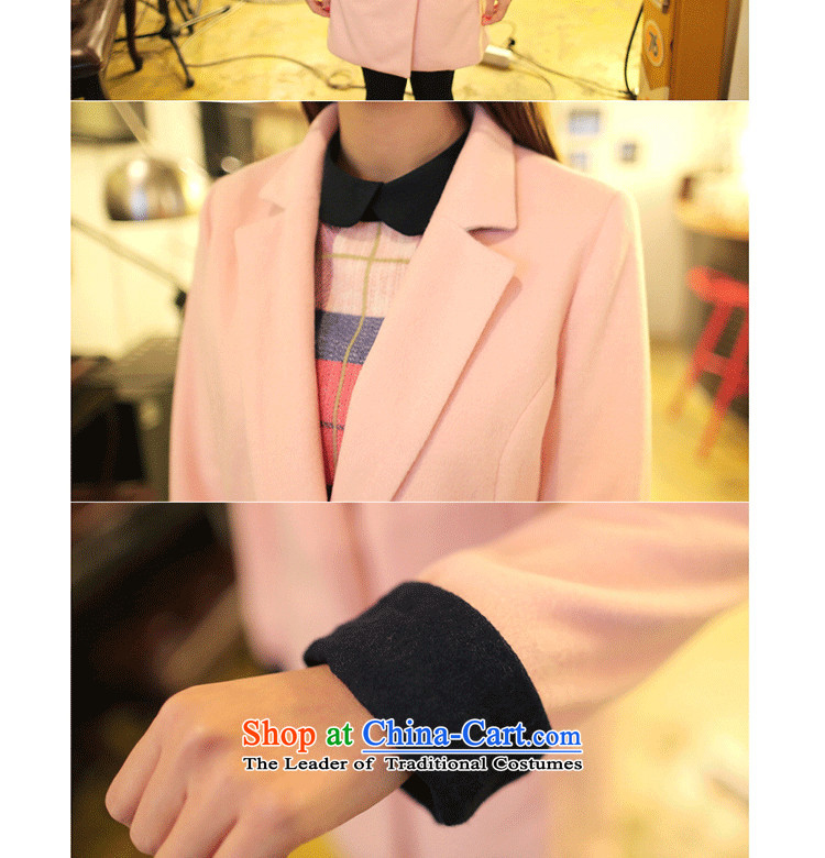 In 2014 Winter Land Gigi Lai new coats female Korea gross? Edition autumn and winter stylish Sau San Barbie Ms. pink jacket coat of gross? pink XL Photo, prices, brand platters! The elections are supplied in the national character of distribution, so action, buy now enjoy more preferential! As soon as possible.