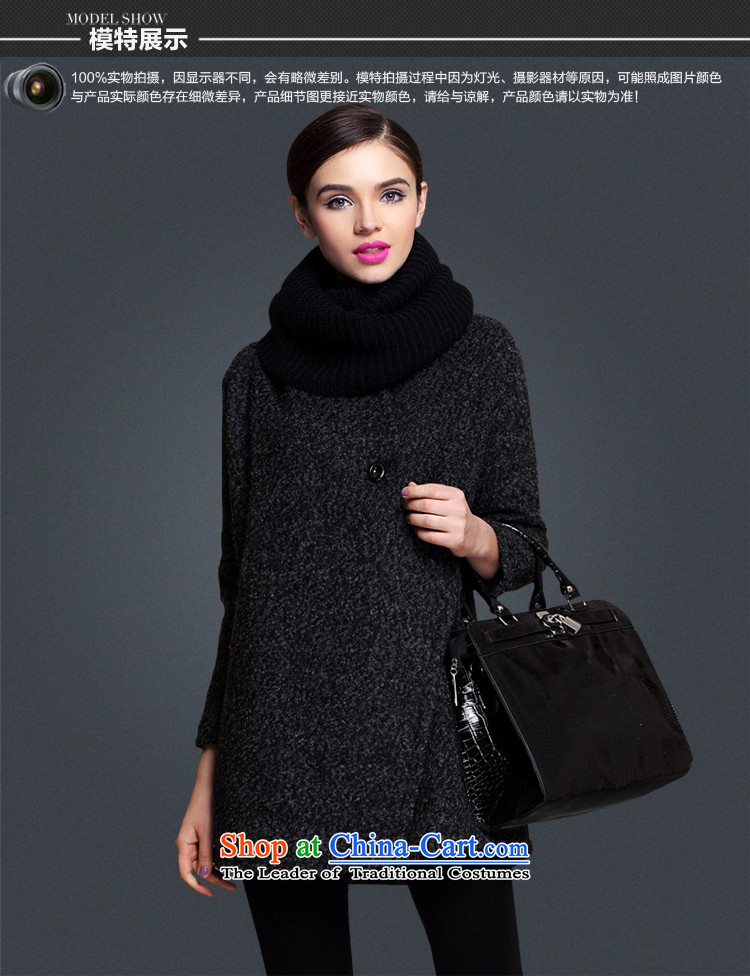 Ainuoer.my cloak COAT 2015 new circle for women in the lapel wool long winter coats? gross Black XL Photo, prices, brand platters! The elections are supplied in the national character of distribution, so action, buy now enjoy more preferential! As soon as possible.