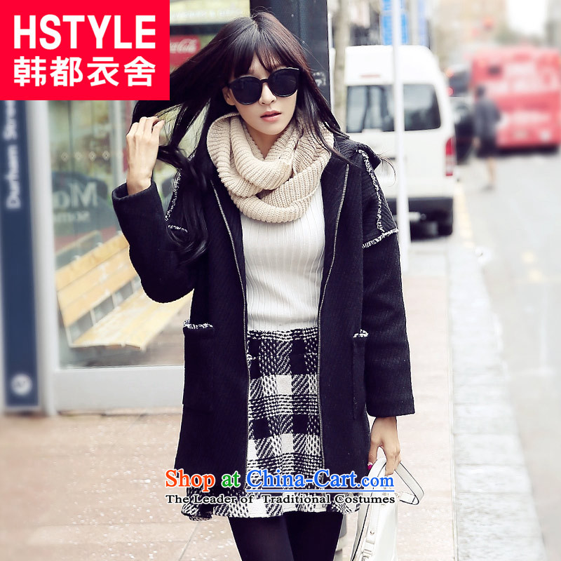 Korea has the Korean version of the Dag Hammarskjöld yi 2015 winter clothes for women in the new version? jacket EV3409 gross2 black L