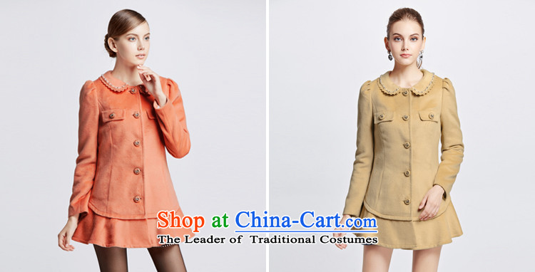 Chaplain who winter clothing New Women Korean fashion dolls for Sau San coats 1341F121213 brown beige 175/XXL picture, prices, brand platters! The elections are supplied in the national character of distribution, so action, buy now enjoy more preferential! As soon as possible.