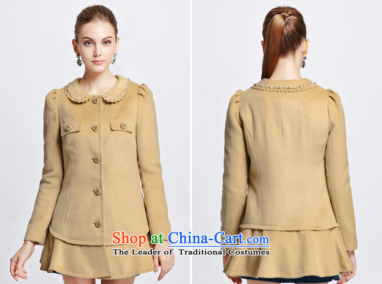 Chaplain who winter clothing New Women Korean fashion dolls for Sau San coats 1341F121213 brown beige 175/XXL picture, prices, brand platters! The elections are supplied in the national character of distribution, so action, buy now enjoy more preferential! As soon as possible.