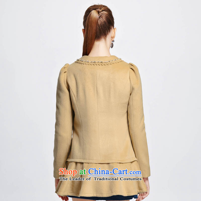 Chaplain who winter clothing New Women Korean fashion dolls for Sau San coats 1341F121213 brown beige 175/XXL, chaplain who has been pressed shopping on the Internet