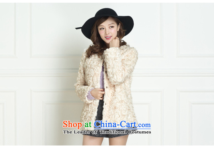 Lok-machi 2015 winter clothing new date of female stereo CWAA44111 coats of Sau San spend beige M picture, prices, brand platters! The elections are supplied in the national character of distribution, so action, buy now enjoy more preferential! As soon as possible.