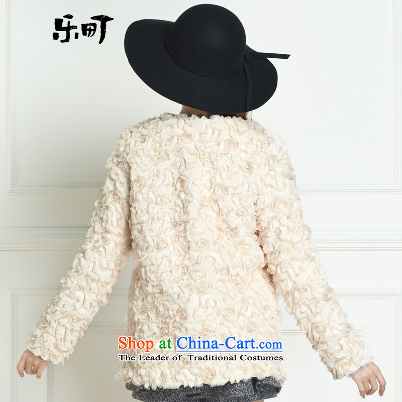 Lok-machi 2015 winter clothing new date of female stereo CWAA44111 coats of Sau San spend beige M , , , Cho Lok Shopping on the Internet