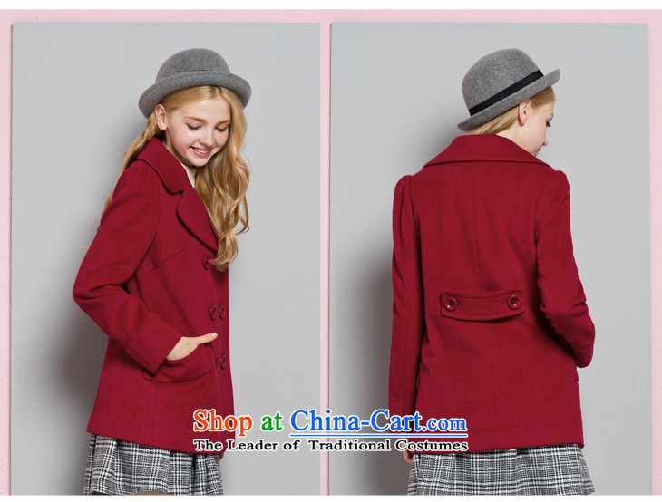 Lok-machi 2015 winter clothing new date of female sweet long coats CWAA44203 RED L picture, prices, brand platters! The elections are supplied in the national character of distribution, so action, buy now enjoy more preferential! As soon as possible.