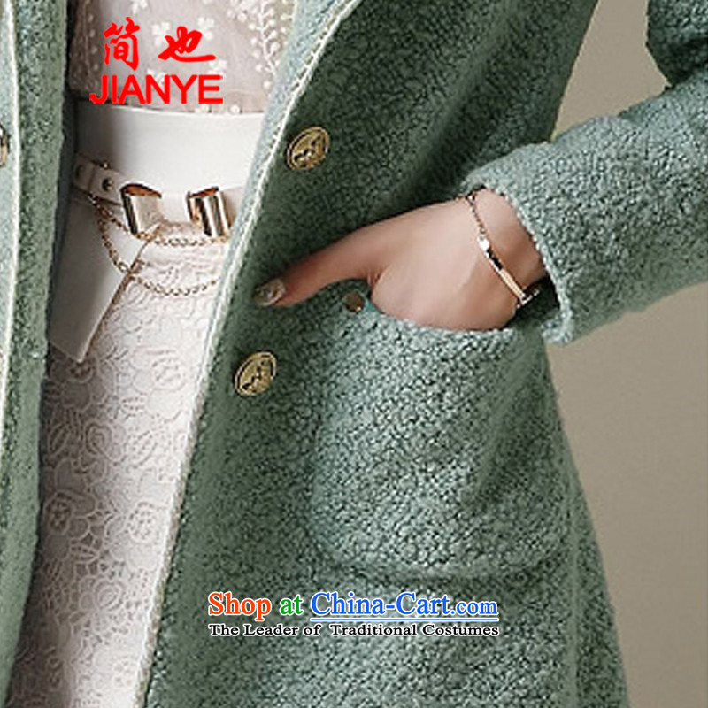 Jane  Winter 2013 also new women Korean ol Sau San a wool coat autumn and winter coats that gross temperament 8,850 M, simplistic and green beans (jianye) , , , shopping on the Internet