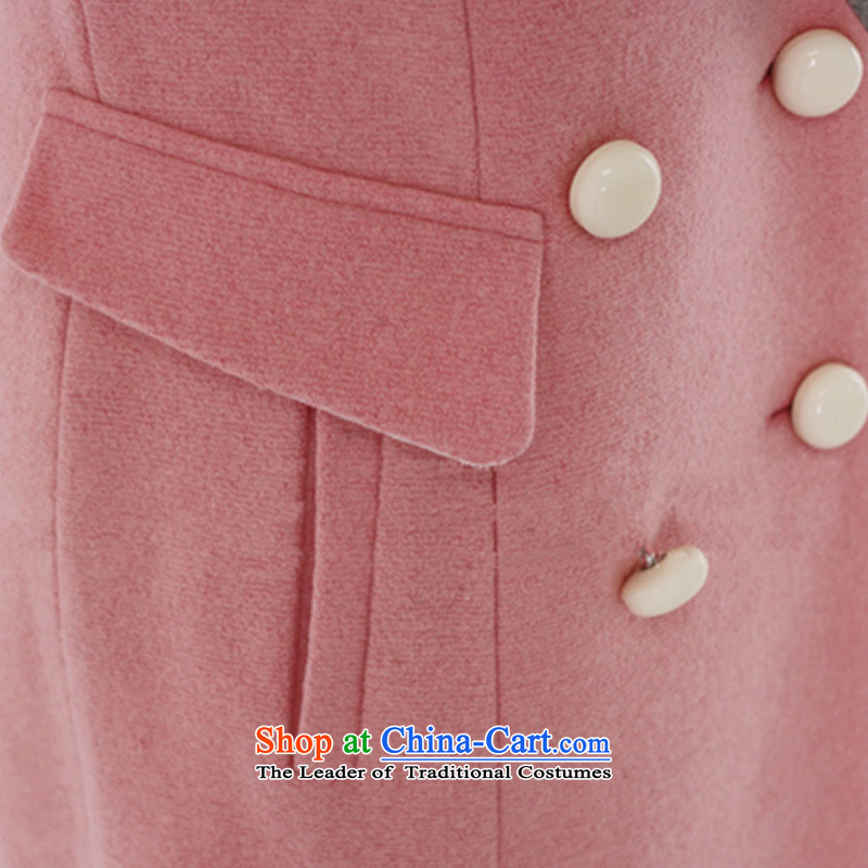 In 2014 Winter Land Gigi Lai new female Korean windbreaker wool coat in the medium to long term, we double-jacket coat pink L gross? Better land Gigi Lai , , , shopping on the Internet
