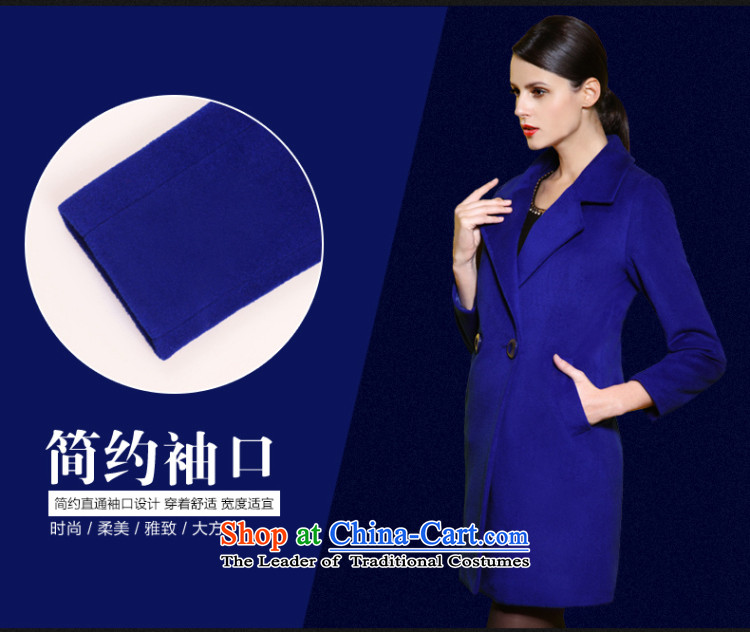 Yuen-core women  2015 winter clothing new long-sleeved Sau San temperament large graphics slender Fleece Jacket coat it? female blue XL Photo, prices, brand platters! The elections are supplied in the national character of distribution, so action, buy now enjoy more preferential! As soon as possible.
