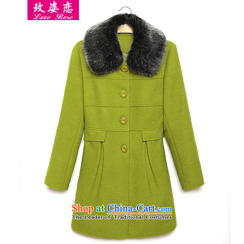 The new 2015 love beauty? jacket in Gross Gross long a wool coat Korean Sau San han bum thin video Women 8530 red , L, better land Gigi Lai , , , shopping on the Internet
