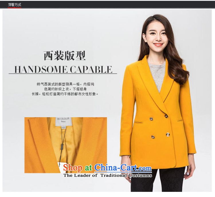 3 Color winter cool suits large selection of roll collar long-sleeved short coats gross? female yellow L/165/88a picture, prices, brand platters! The elections are supplied in the national character of distribution, so action, buy now enjoy more preferential! As soon as possible.