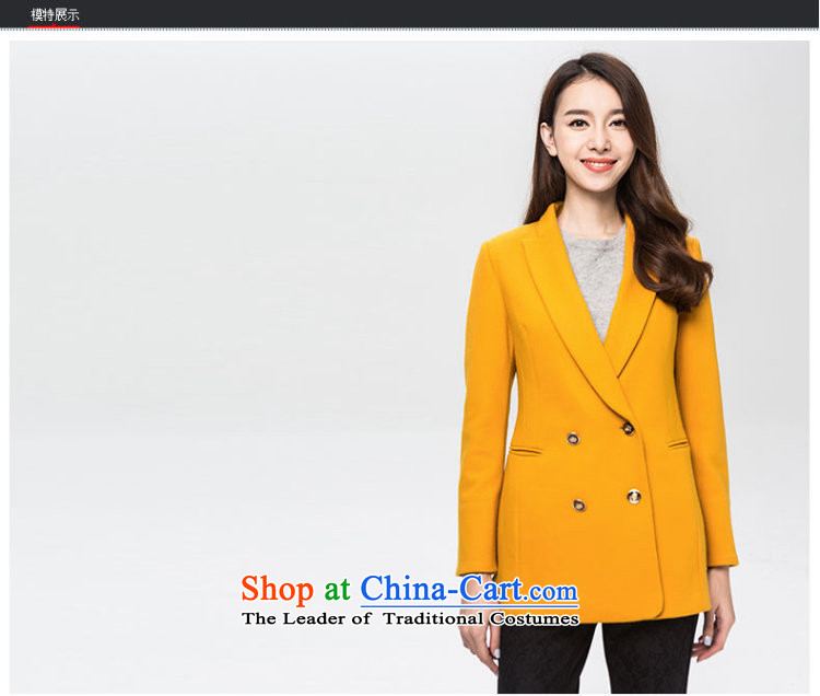 3 Color winter cool suits large selection of roll collar long-sleeved short coats gross? female yellow L/165/88a picture, prices, brand platters! The elections are supplied in the national character of distribution, so action, buy now enjoy more preferential! As soon as possible.