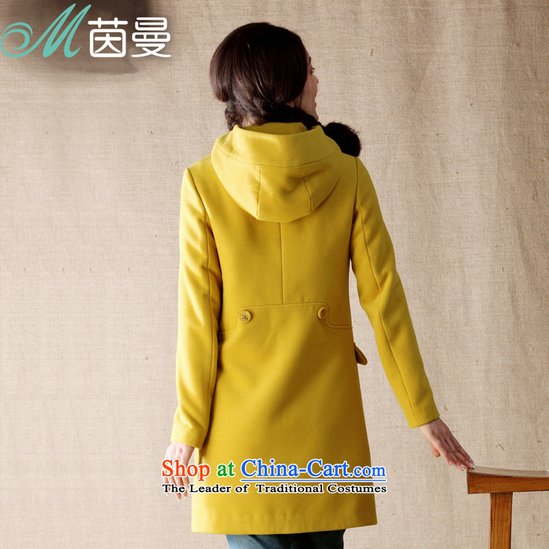 Athena Chu replacing gross Cayman 2015? a female jacket coat Gross (8343200264 jacket coat?- Yellow , L, Athena Chu (INMAN, DIRECTOR) , , , shopping on the Internet