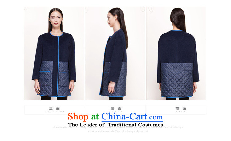 El Boothroyd 2015 winter clothing new Korean spelling skin. long wool coat stitching 6480927232 navy blue jacket? L picture, prices, brand platters! The elections are supplied in the national character of distribution, so action, buy now enjoy more preferential! As soon as possible.