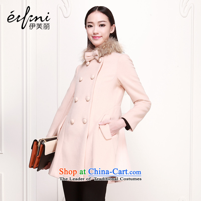 El Boothroyd?2015 winter clothing new Korean female woolen a wool coat jacket female 6480957251 gross? nude?M