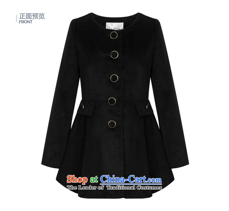 Lok-machi 2015 winter clothing new date of female cover coats black S pictures Sau San, prices, brand platters! The elections are supplied in the national character of distribution, so action, buy now enjoy more preferential! As soon as possible.