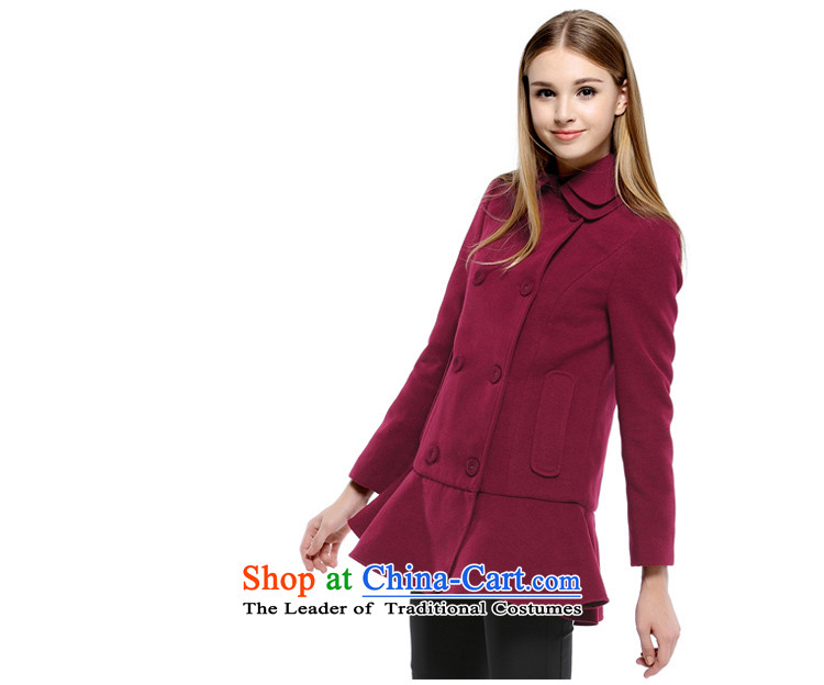 The OSA OSCE Windsor autumn and winter new waves for women under the billowy flounces coats SD421005 gross? jacket dark red L picture, prices, brand platters! The elections are supplied in the national character of distribution, so action, buy now enjoy more preferential! As soon as possible.