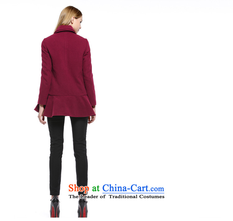The OSA OSCE Windsor autumn and winter new waves for women under the billowy flounces coats SD421005 gross? jacket dark red L picture, prices, brand platters! The elections are supplied in the national character of distribution, so action, buy now enjoy more preferential! As soon as possible.