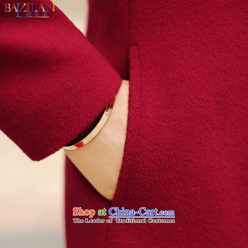 Gigi Lai blue Korean Bai wool coat Sau San female? In Thick Long Miu replacing warm coat NZ16 gross? Pierre Pink , L, Bai Gigi Lai blue , , , shopping on the Internet