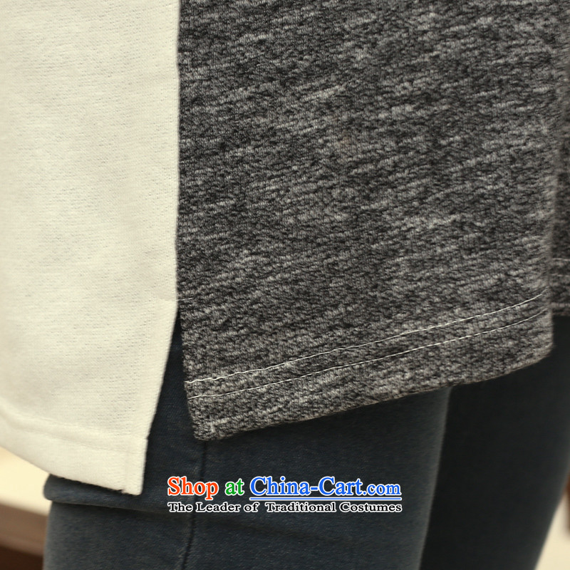So clearly to xl female thick mm autumn replacing the new SISTER Korean thick leisure. long long-sleeved T-shirt loose cotton white and gray S1714 3XL around 922.747, of 160 staff (smeilovly) , , , shopping on the Internet