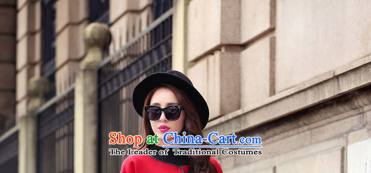 In accordance with the core of its 2015 autumn and winter new women's gross coats female Korean? So sub-jacket 8608  large red M recommendations 120-140 catty picture, prices, brand platters! The elections are supplied in the national character of distribution, so action, buy now enjoy more preferential! As soon as possible.