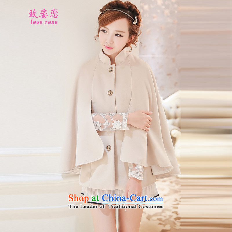 In 2014 Winter Land Gigi Lai new coats female Korea gross? Edition Fall/Winter Collections lovely gross cloak jacket coat? What gross coats apricot XL, Gigi Lai land has been pressed in the Online Shopping