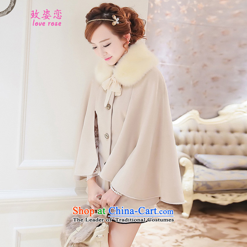 In 2014 Winter Land Gigi Lai new coats female Korea gross? Edition Fall/Winter Collections lovely gross cloak jacket coat? What gross coats apricot XL, Gigi Lai land has been pressed in the Online Shopping
