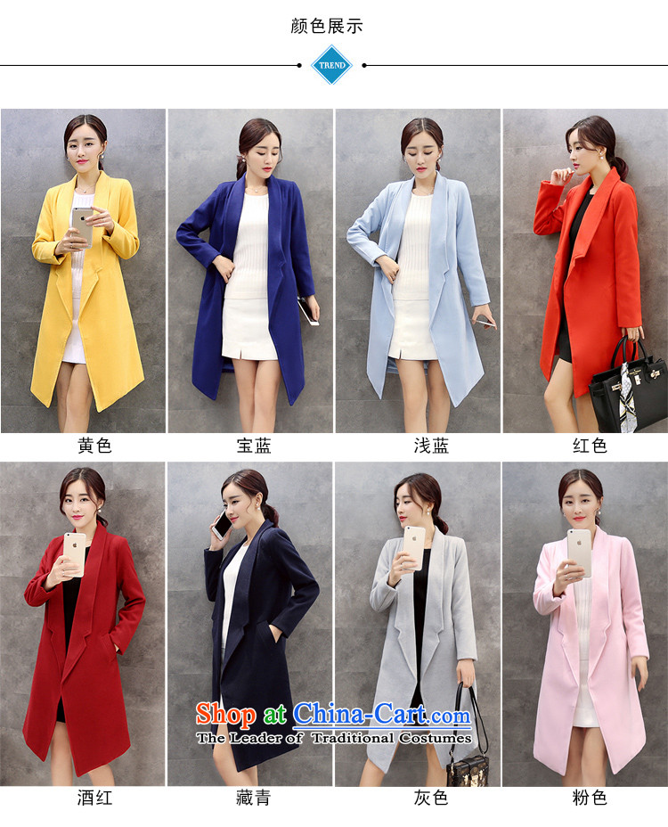In 2015 Winter Land Gigi Lai new coats female Korea gross? for the graphics in the wool long thin, a wool coat 711 navy blue XXL picture, prices, brand platters! The elections are supplied in the national character of distribution, so action, buy now enjoy more preferential! As soon as possible.