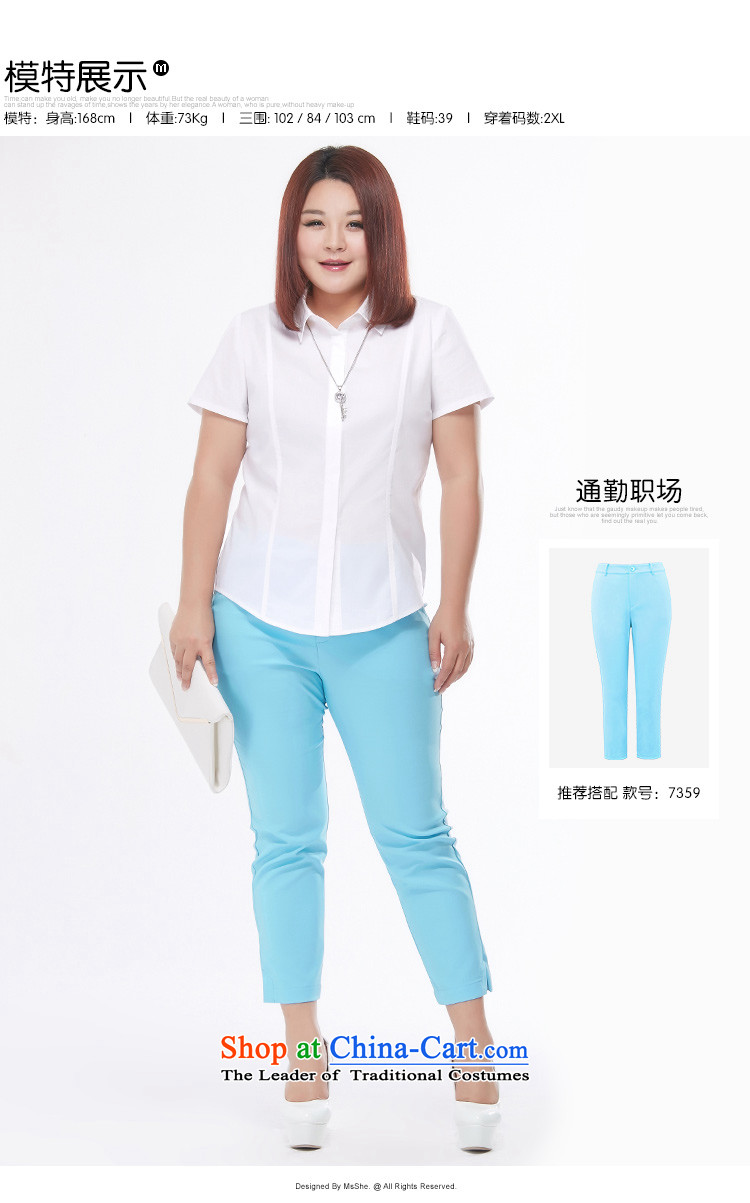 Msshe xl women 2015 Autumn new product expertise sister OL long-sleeved Sau San video thin cardigan shirt 7347 White 5XL picture, prices, brand platters! The elections are supplied in the national character of distribution, so action, buy now enjoy more preferential! As soon as possible.